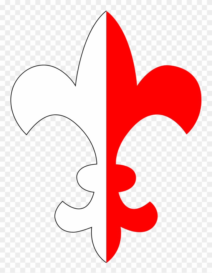 Wikiproject Scouting Fleur De Lis Red And White Clipart