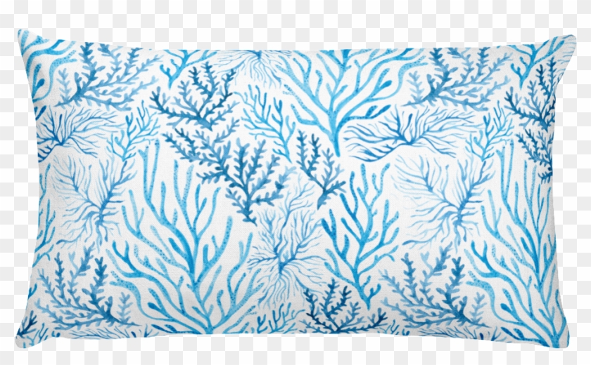Sea Coral Reversible Pillow - Motif Clipart