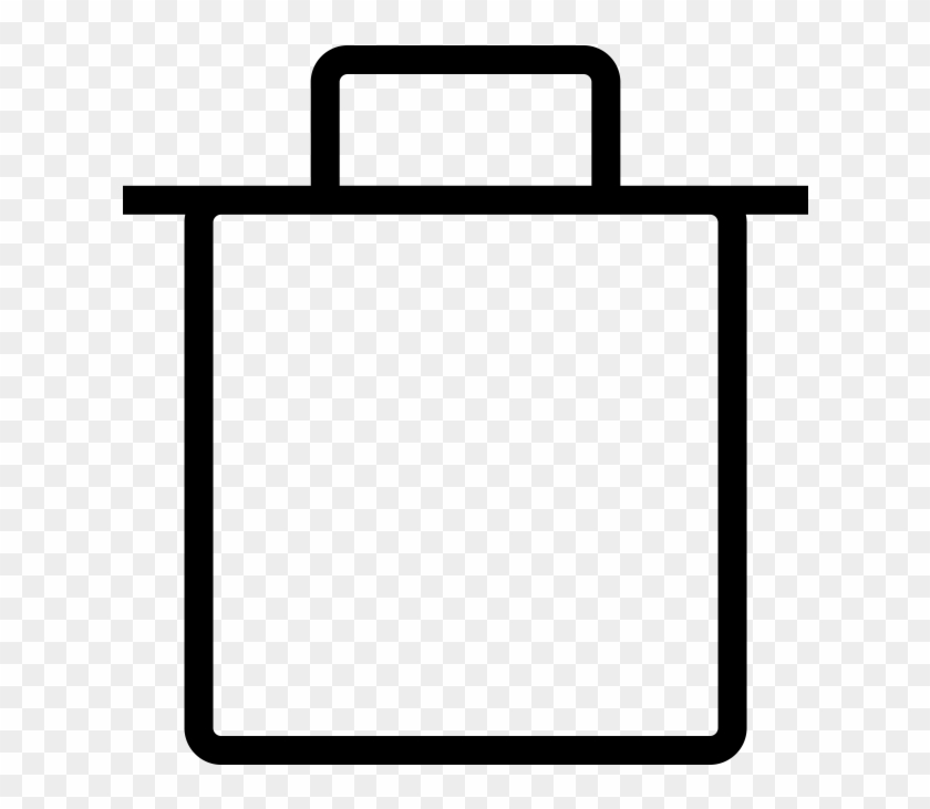 Line Icon - Shopping Bag Clipart