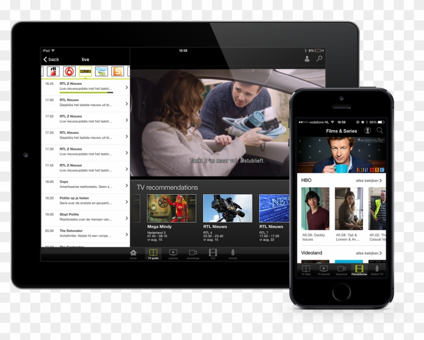 Online Ipad Iphone - Online Nl Tv Clipart #5295196