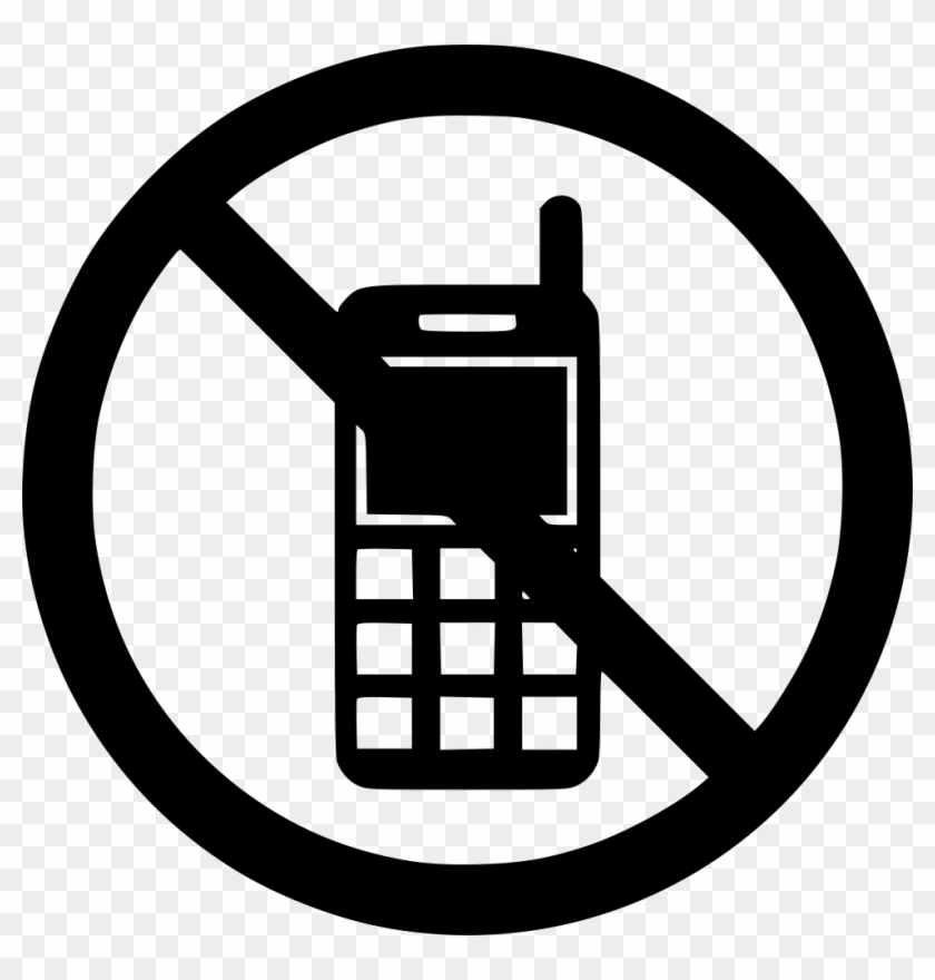 Mobile Phone Call - Straight Prohibited Or No Entry Sign Clipart #5295476