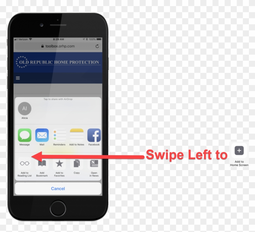 Clicking The Export Icon On An Iphone To Create A Smartphone - Iphone Clipart