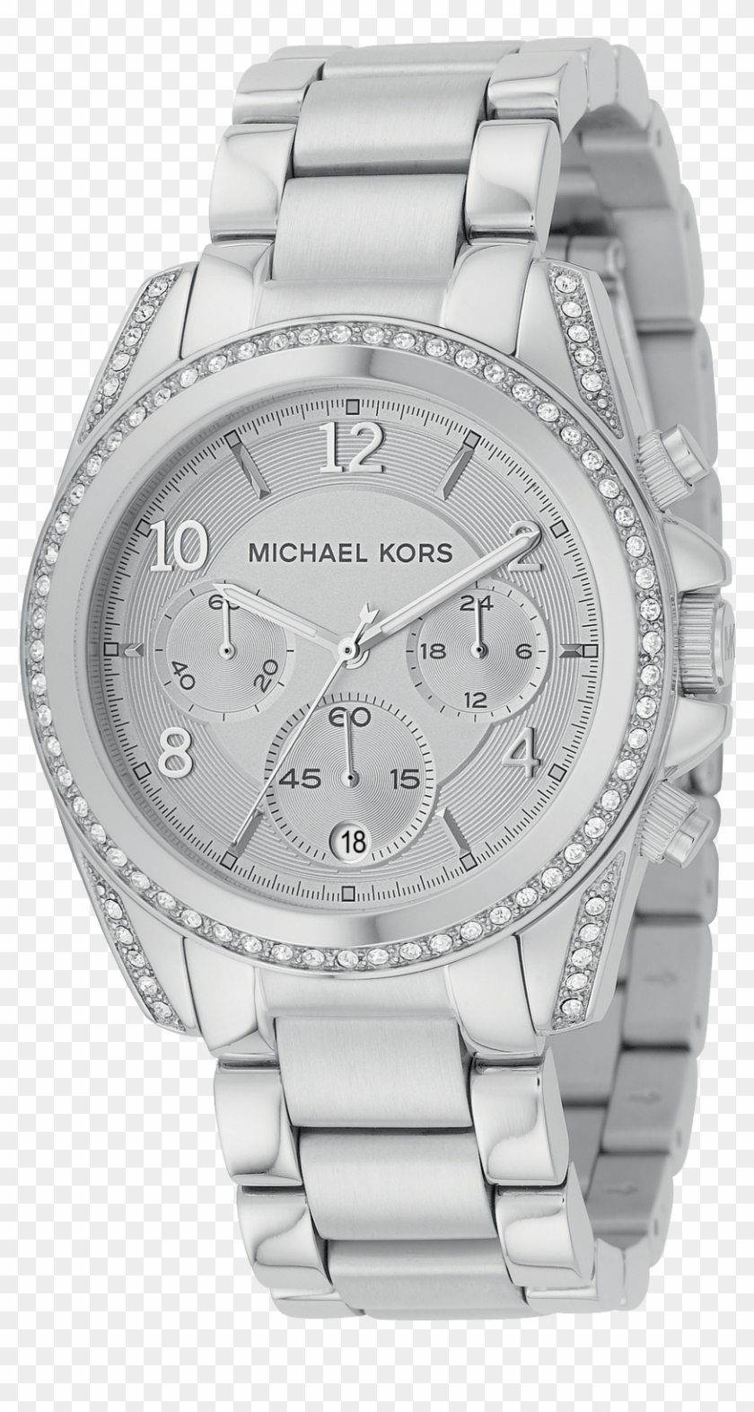 Michael Kors , Png Download - Michael Kors Ladies Silver Watch Clipart