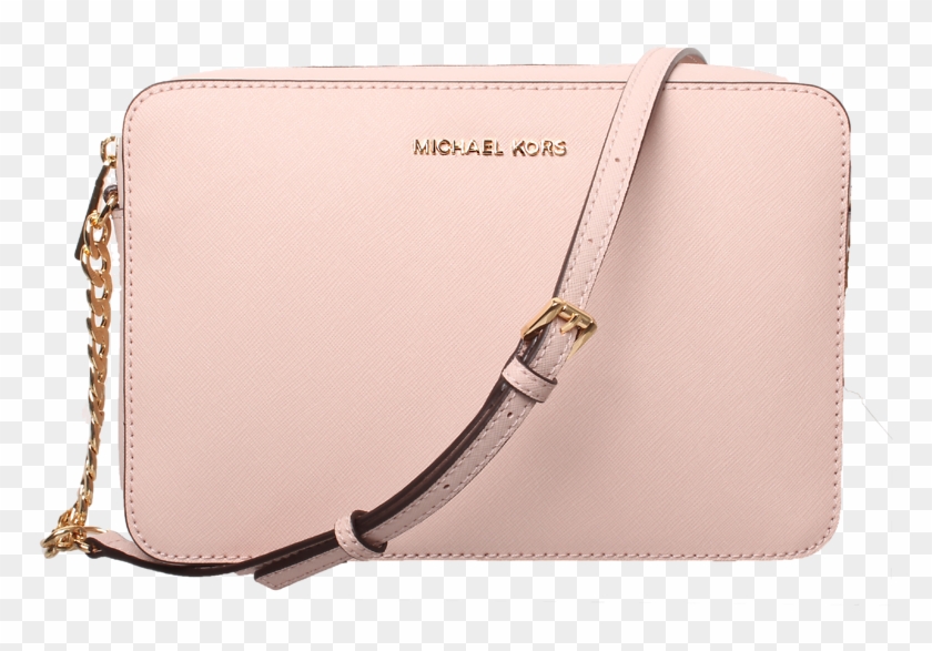 Michael Kors Lg Ew Crossbody Pink - Shoulder Bag Clipart #5296047