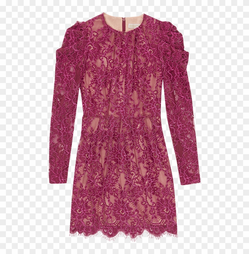 Michael Michael Kors Scalloped, Corded Floral Lace - Day Dress Clipart #5296113