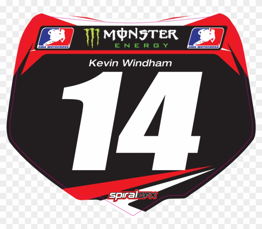Motocross Number Plate Template 135069 - Automotive Decal Clipart