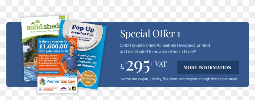 Leaflet Distribution, Special Offers - Banner Clipart #5296863