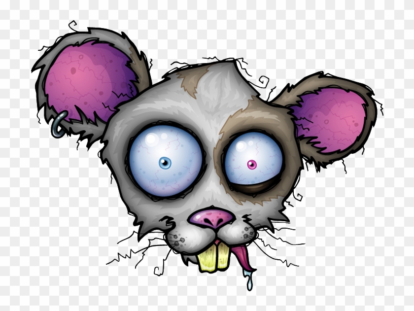 Mouse - Crazy Rat Clipart