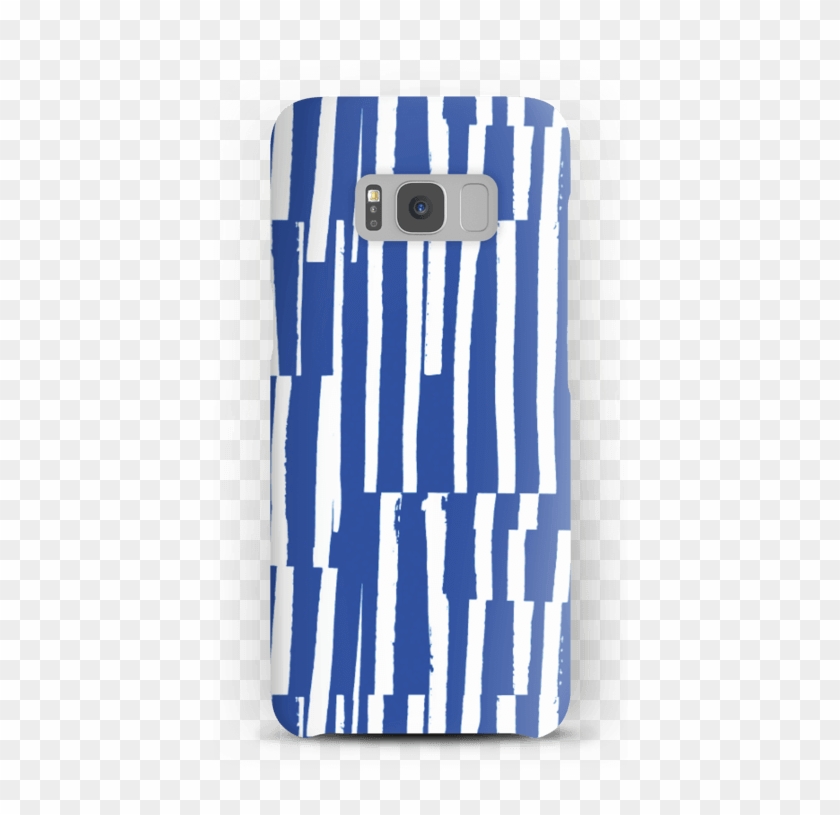 Blue Stripes Case Galaxy S8 - Mobile Phone Case Clipart #5297368