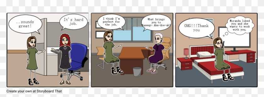 The Devil Wears Prada - Cartoon Clipart #5297429