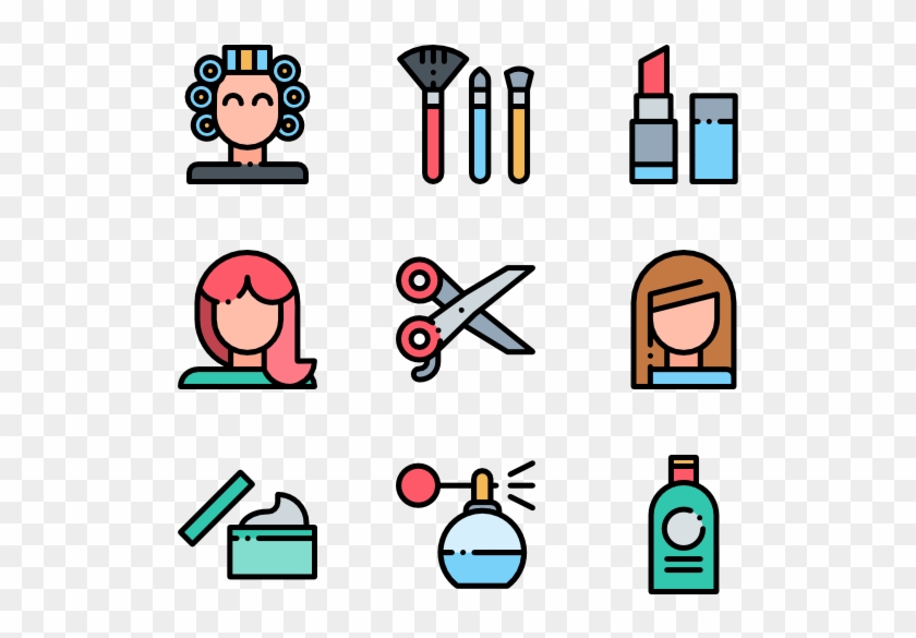 Hairdressing - Hair Color Icon Png Clipart #5297514