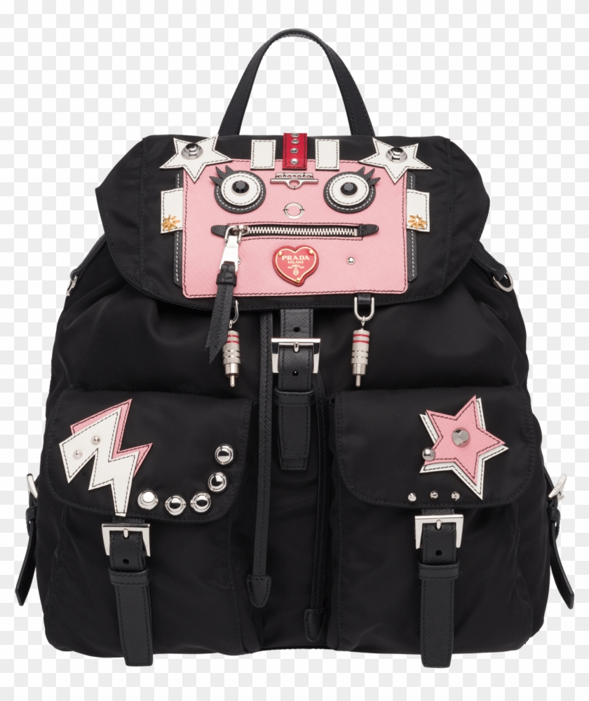 Prada Logo Png , Png Download - Prada Robot Backpack Pink Clipart