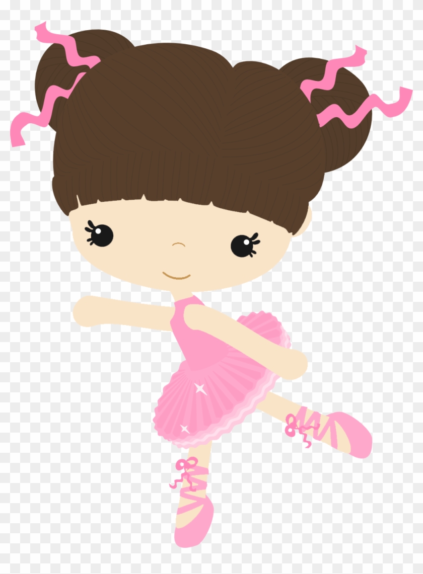 Baby Ballerina Clip Art - Bailarinas De Ballet Animada - Png Download