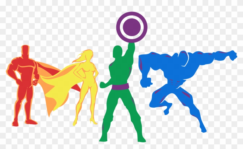 Be A Superhero - Super Hero Icons Png Transparent Clipart