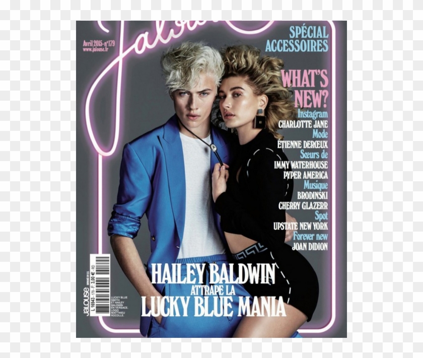 Justin Bieber And Hailey Baldwin Magazine Cover Clipart