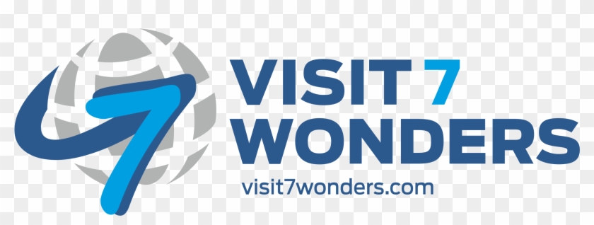 Visit 7 Wonders - Graphic Design Clipart #5298629