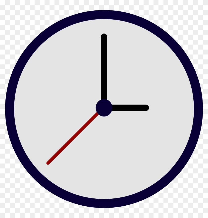 Clock Icon Png Transparent - Wall Clock Clipart #5298753