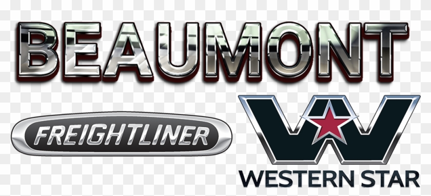 Beaumont Freightliner Western Star Main Logo - Freightliner Western Star Logo Clipart #5298824