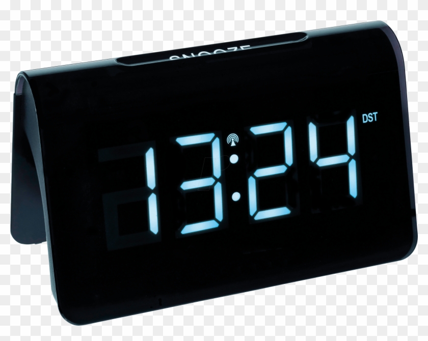 Icon Radio Controlled Alarm Clock - Led Display Clipart