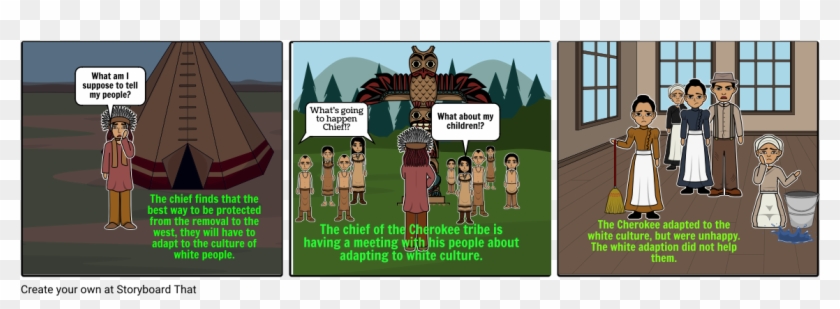 Cherokee Indians - Cartoon Clipart #5299122