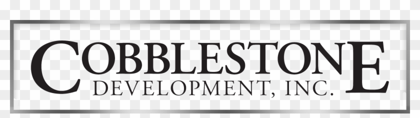 Cobblestone Development - Black-and-white Clipart