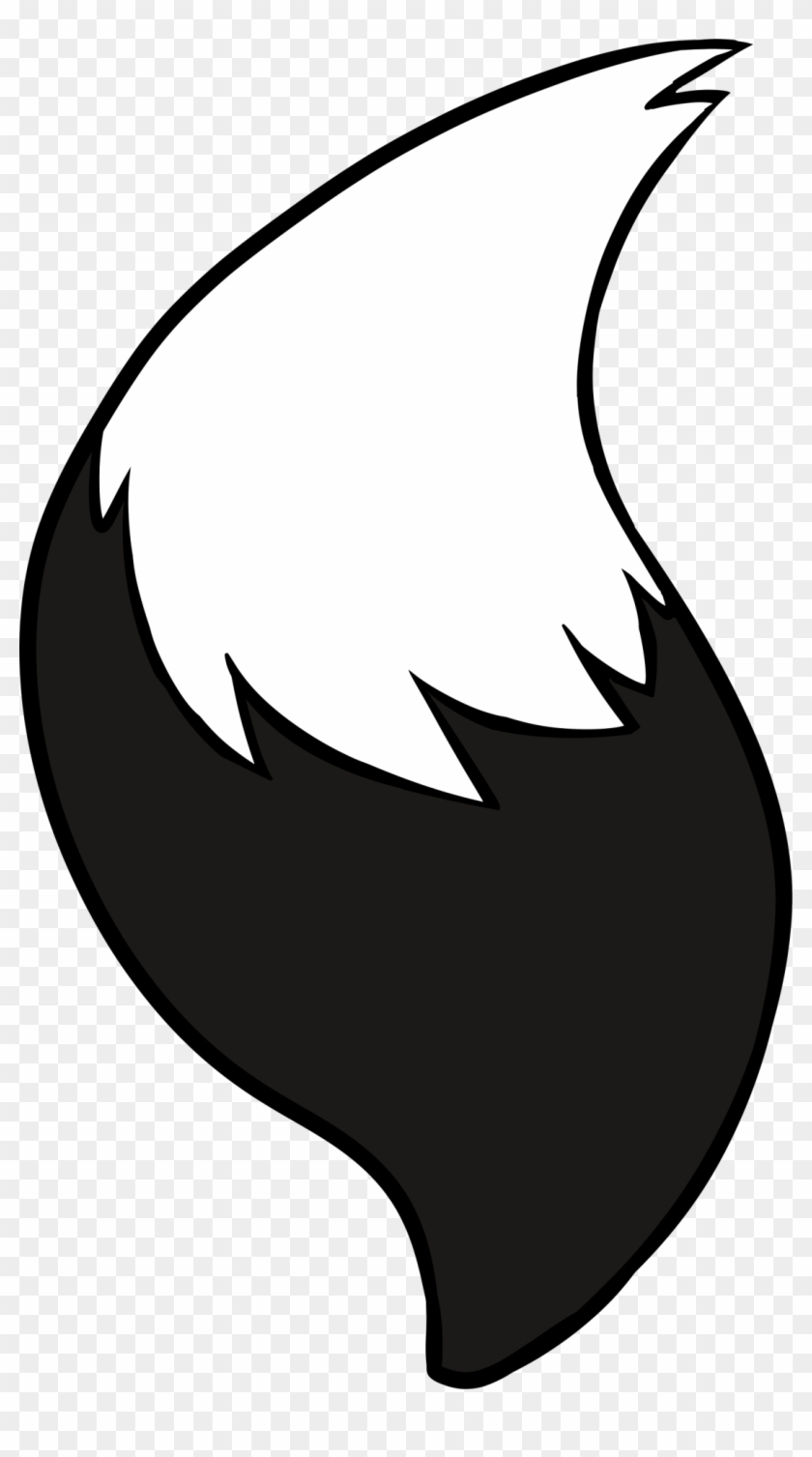 Fox Tail Png - Fox Tail Clipart Black And White Transparent Png