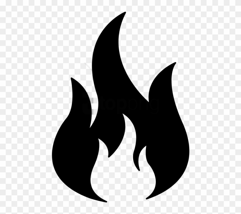 Flame Computer Icons Combustibility - Fire Silhouette Clipart - Png Download