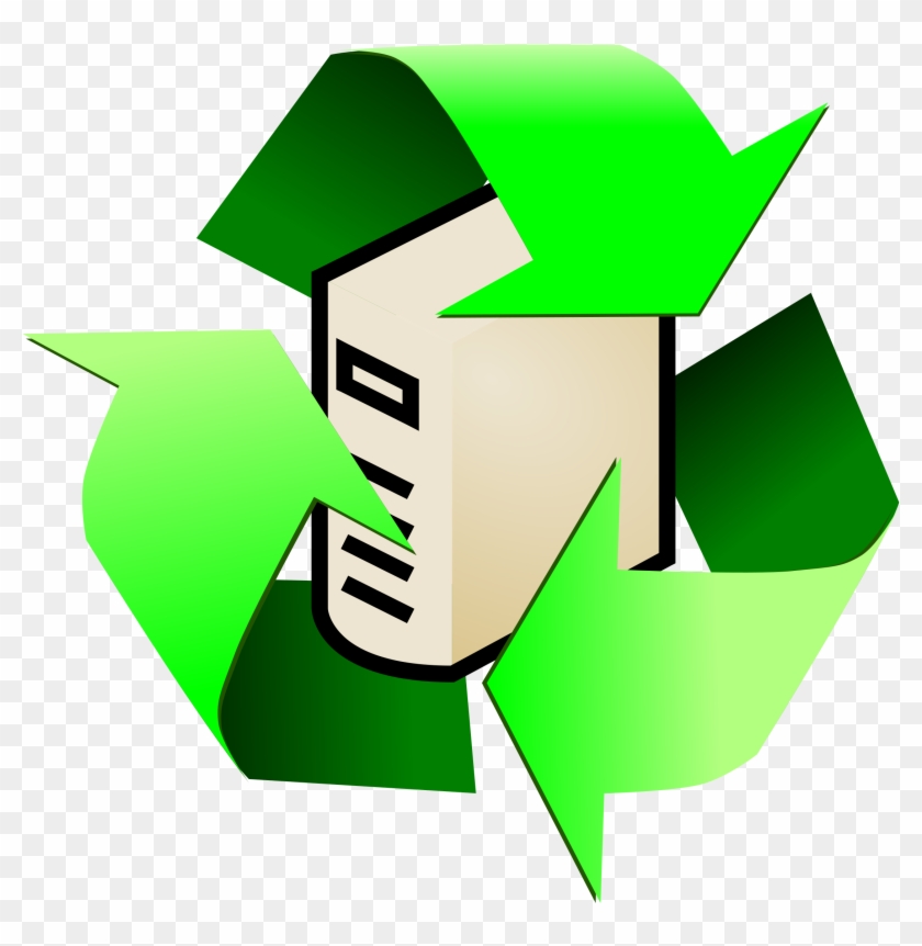 This Free Icons Png Design Of Recycled Computer - Go Green Symbol Png Clipart #5299741