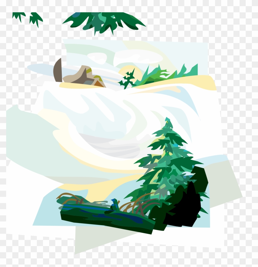 This Free Icons Png Design Of Waterfall Landscape Clipart #530116