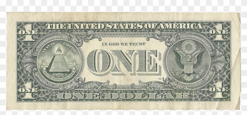 Dollar Png Transparent Image - Illuminati One Dollar Bill Clipart #530119