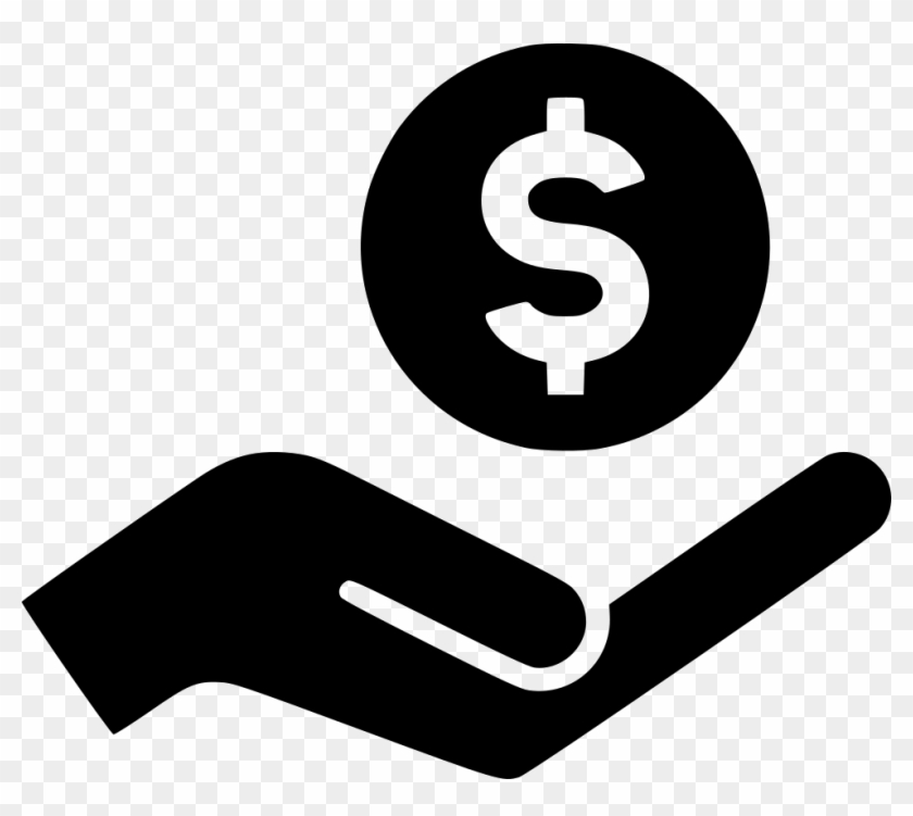 Dollar Png - Hand Dollar Icon Png Clipart