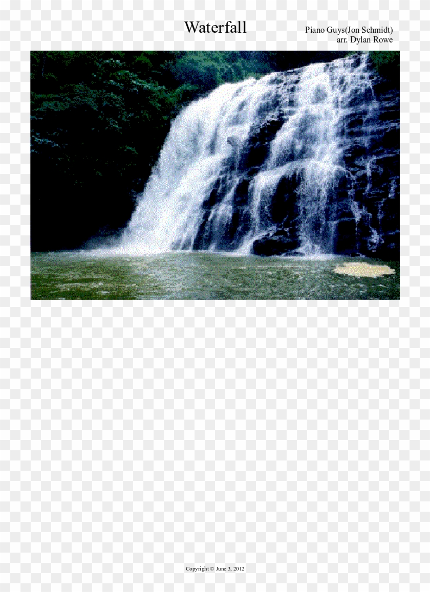 Print - Waterfalls In India Clipart #530222