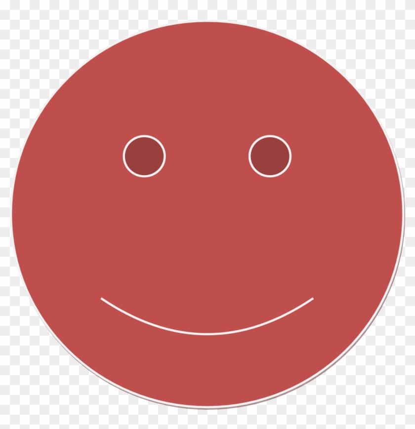 Red Smiley Face - Saveitoffline Clipart