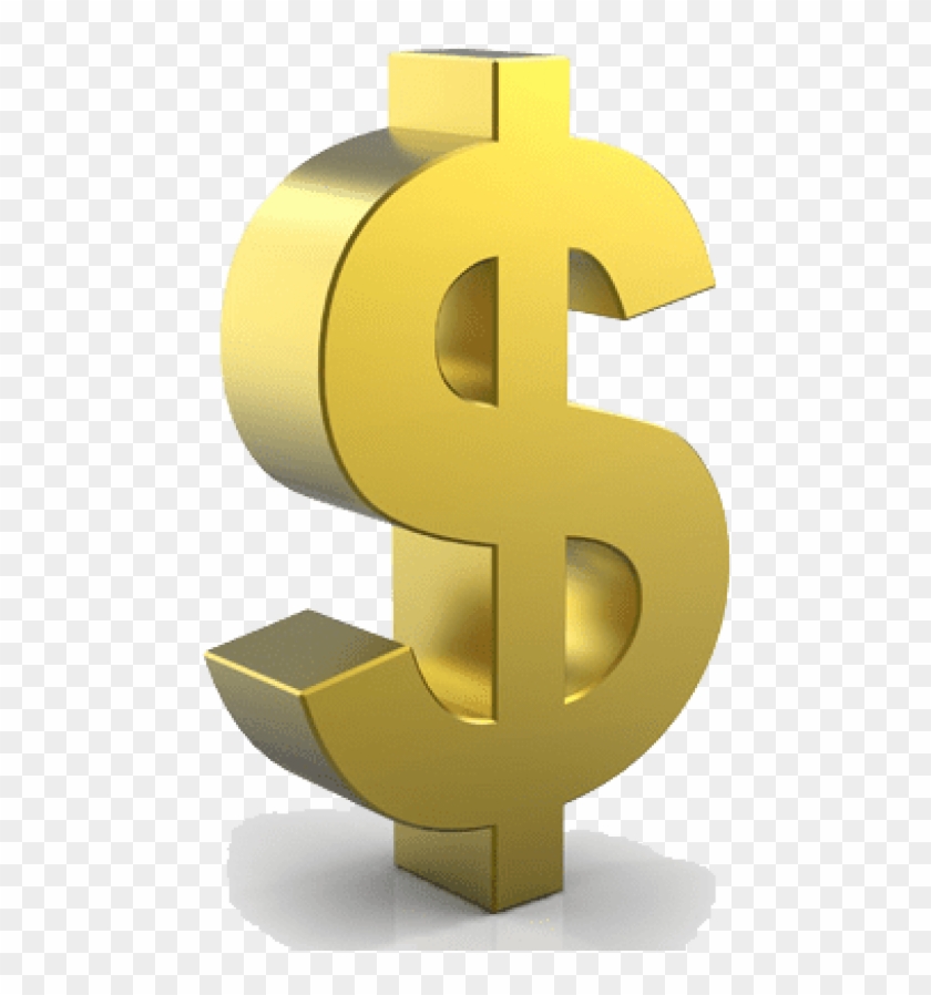 Download Dollar Png Images Background - Gold Dollar Sign Clipart