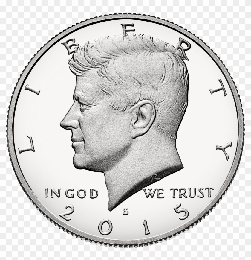 Us Half Dollar Obverse 2015 - 2018 Us Half Dollar Clipart
