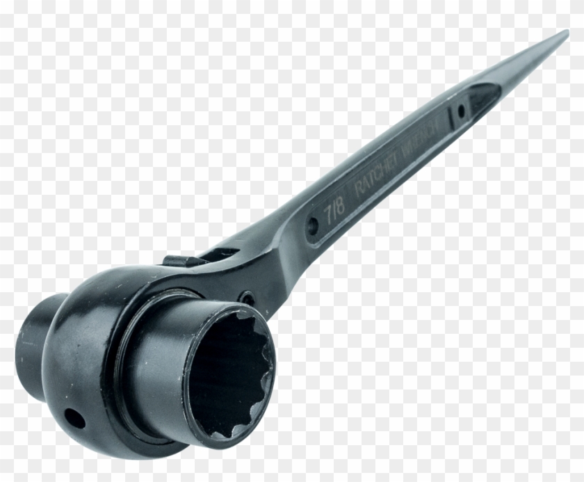 3/4″ X 7/8″ Dual Socket Spud Ratchet Wrench Clipart #530676