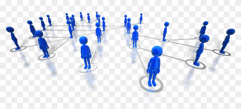 Networked People - Social Reach Png Clipart