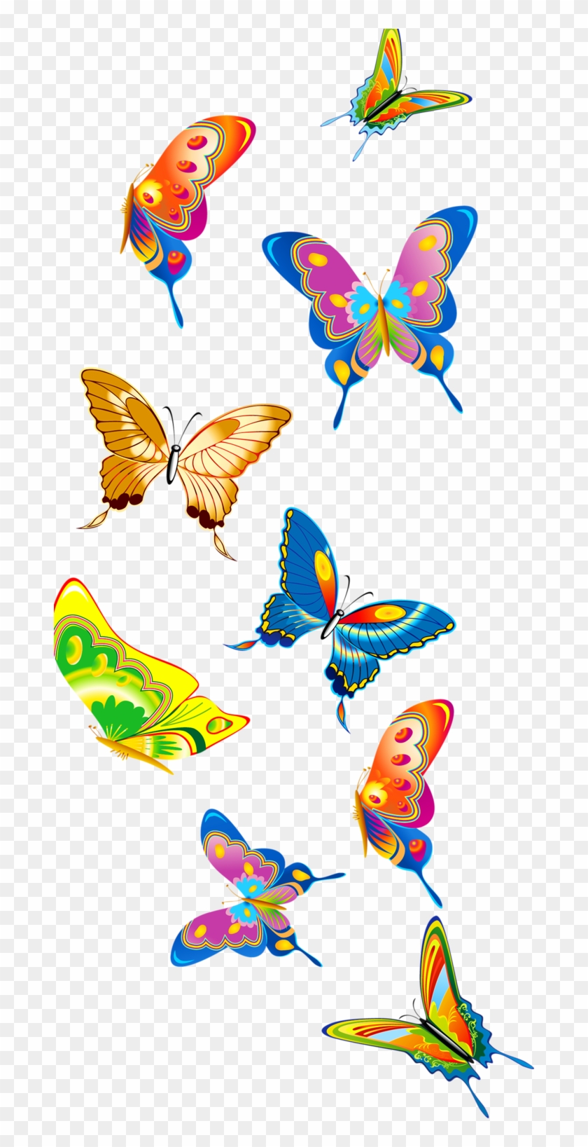 Фото, Автор Soloveika На Яндекс - Butterflies Clipart - Png Download