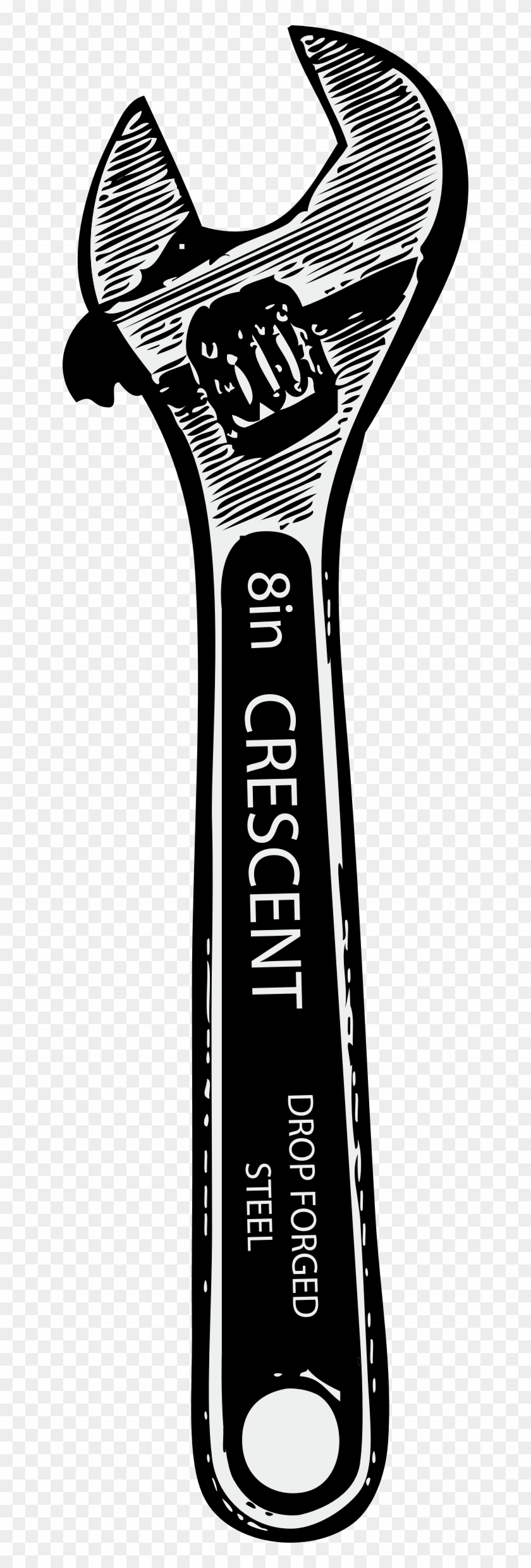 This Free Icons Png Design Of Adjustable Crescent Wrench Clipart