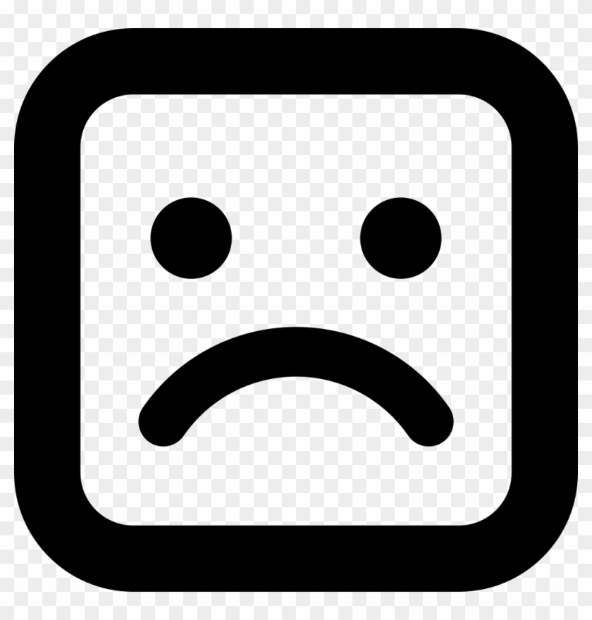 Sad Face Comments - Sad Face Svg Clipart #531528