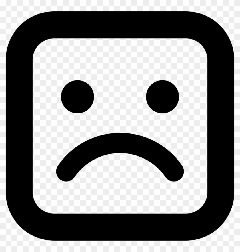 Sad Face Comments - Sad Face Svg Clipart