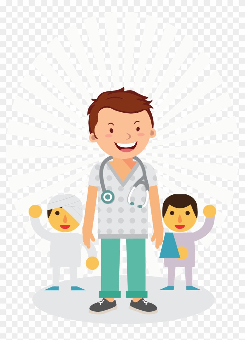 This Free Icons Png Design Of Doctor And Patients Clipart
