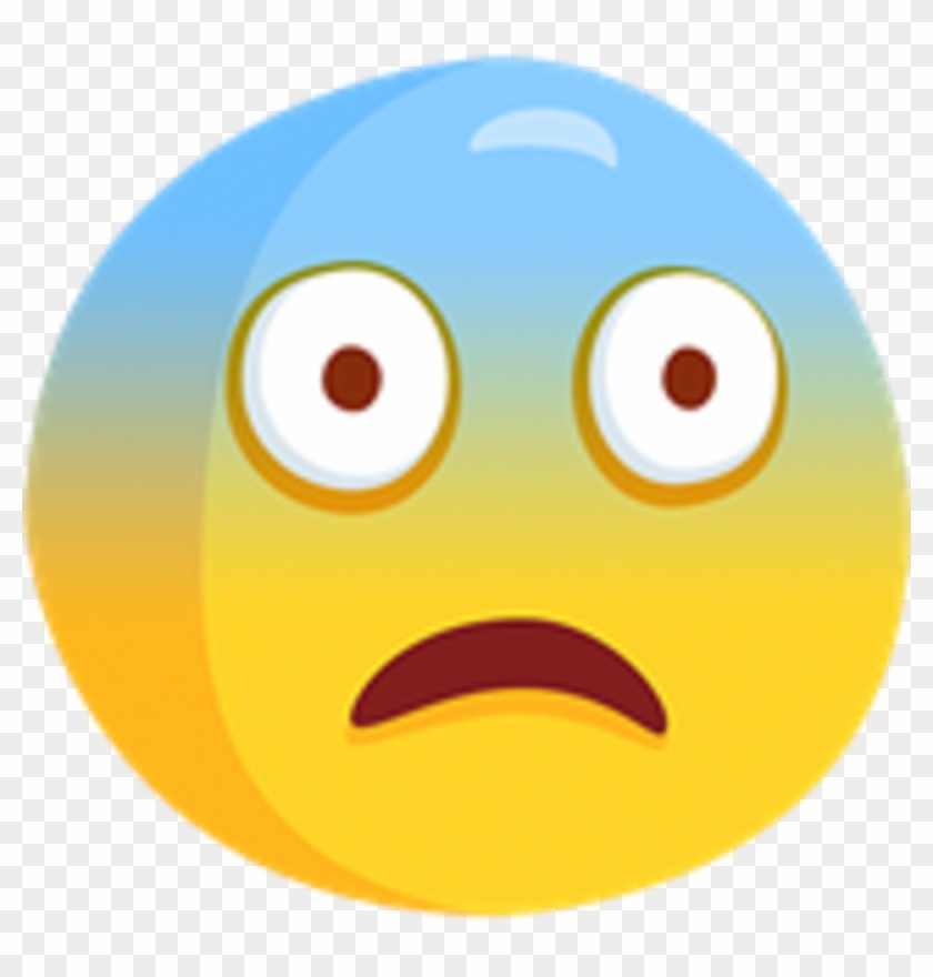 1000 X 1000 9 - Scared Emoji Messenger Clipart