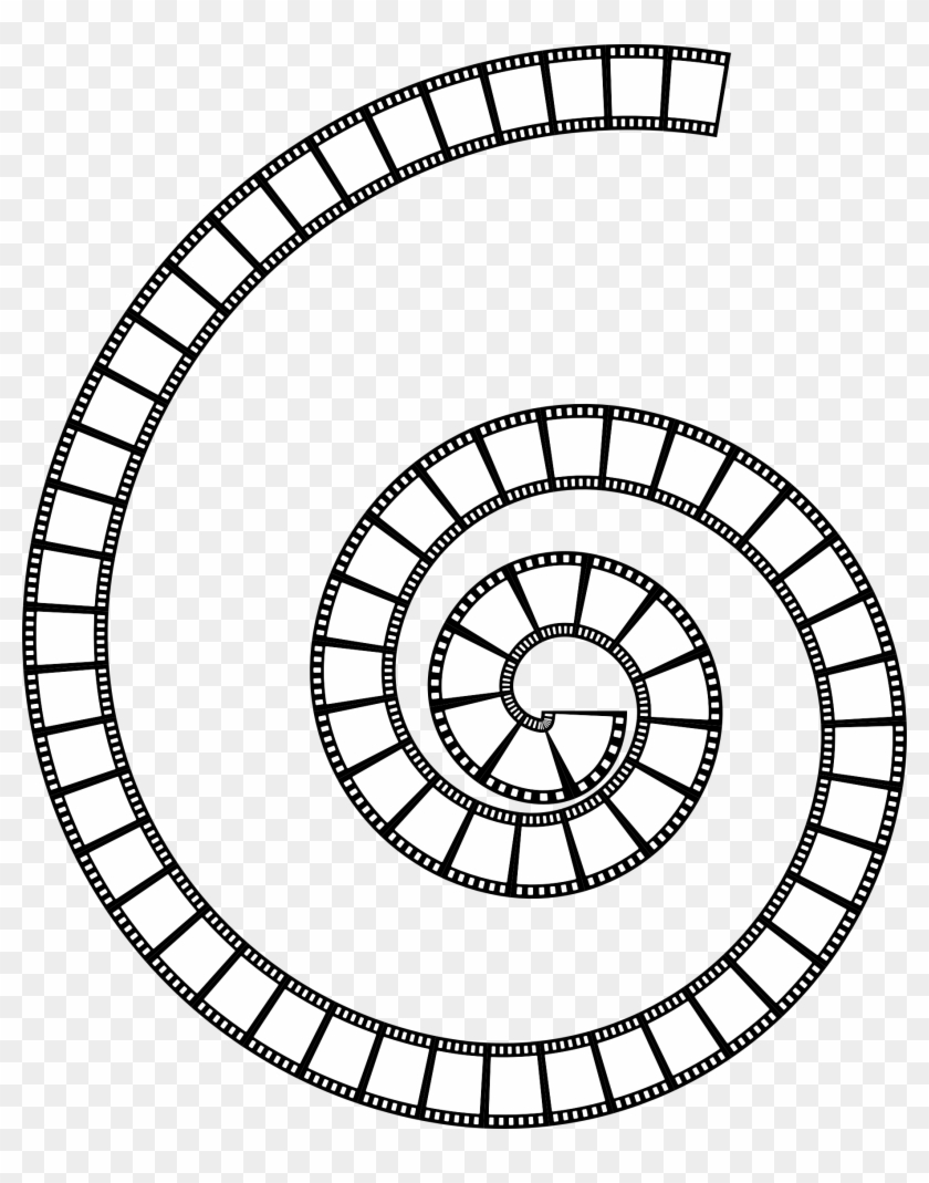 This Free Icons Png Design Of Film Strip Spiral Clipart