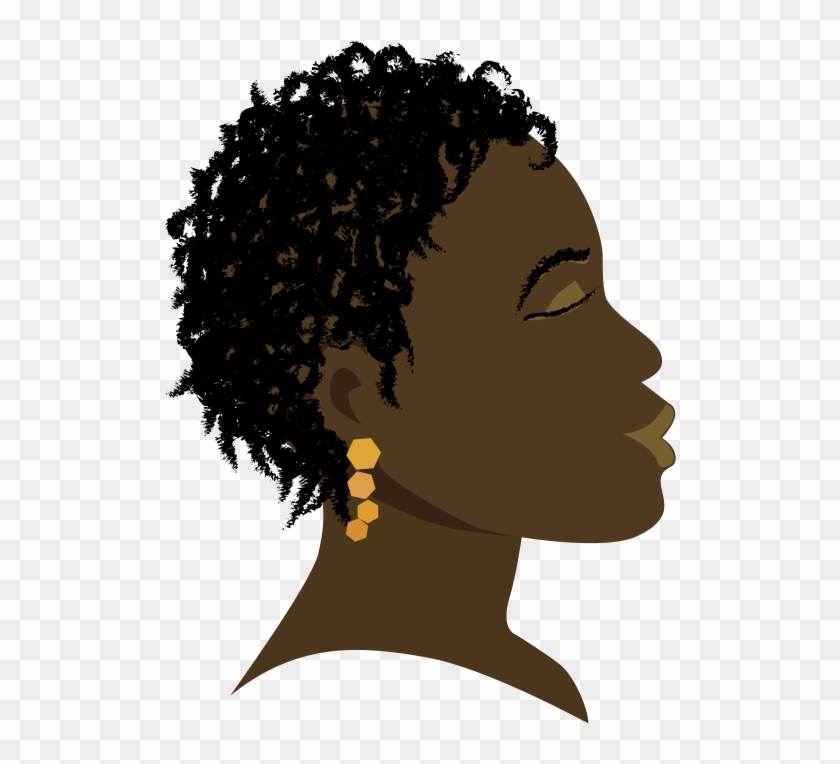 Afro - African American Lady Clipart Png Transparent Png #532955