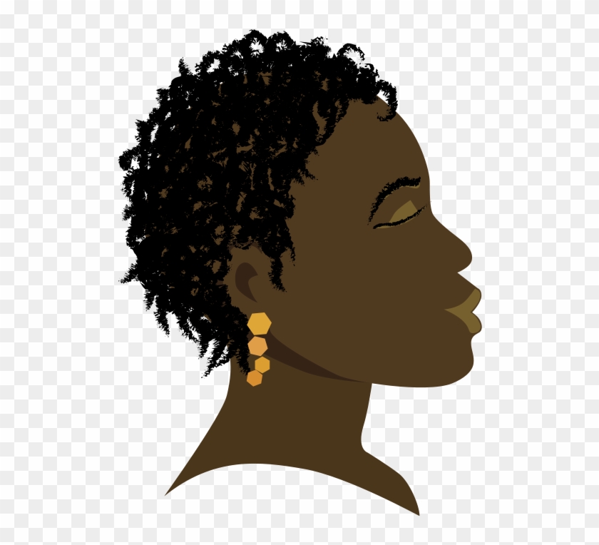 Afro - African American Lady Clipart Png Transparent Png