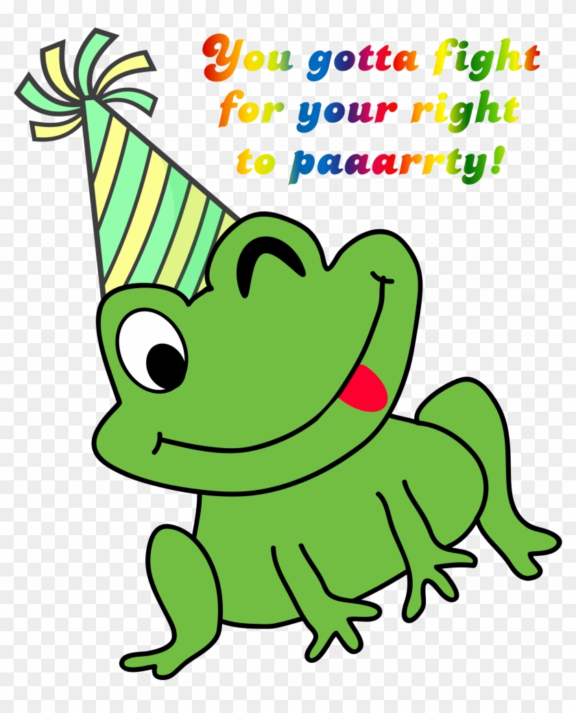 This Free Icons Png Design Of Party Frog Clipart #532999