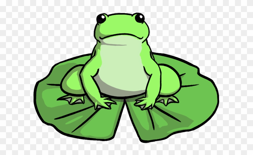 Picture Of Frog On Lily Pad - Drawing Of A Frog On A Lily Pad Clipart #533022