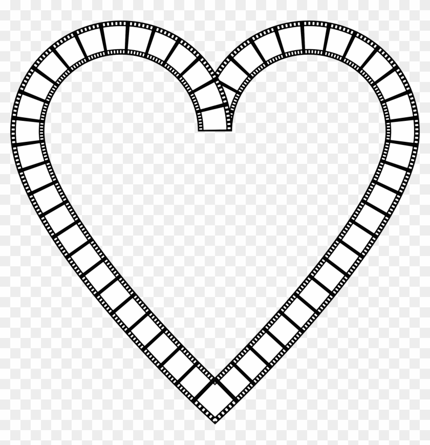 Big Image - Film Strip Heart Clipart #533046