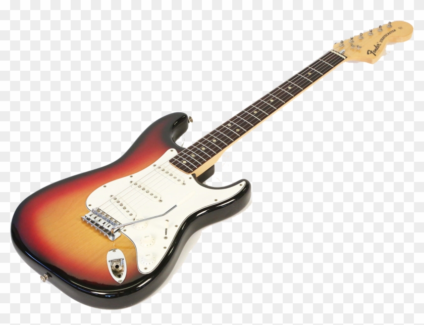 Fender Stratocaster Sunburst Guitar Transparent Background - Squier Telecaster California Series Clipart